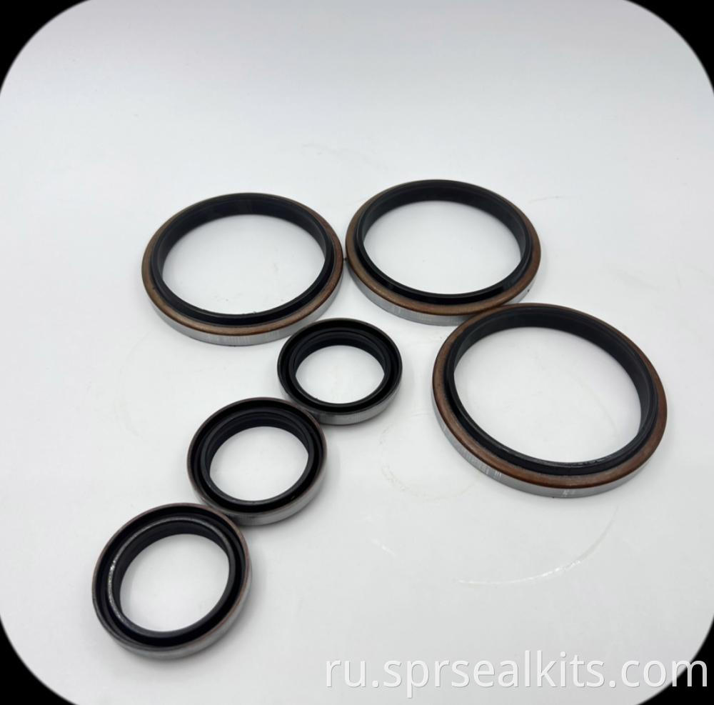 2 Excavator Cylinder Dust Seal Dkb Black